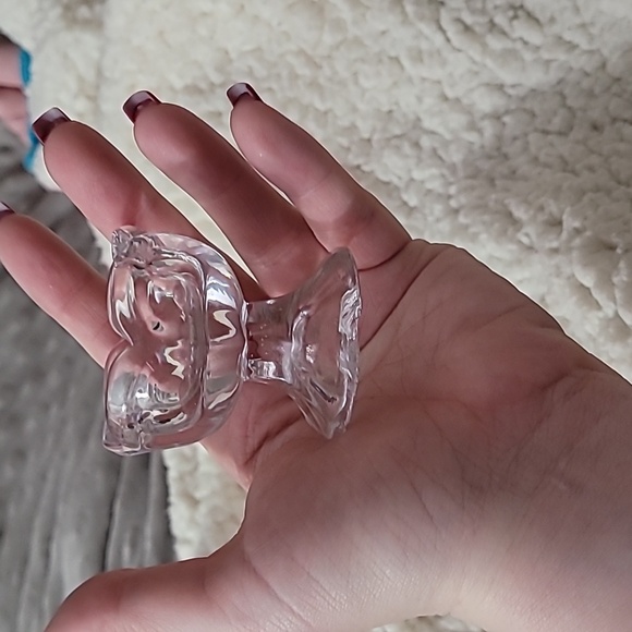 Vintage Set of 3 Heisey Plain Panel Recessed Salt Dips - Picture 4 of 15